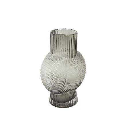 Vase Romimex Grau Glas 18 x 25 x 18 cm