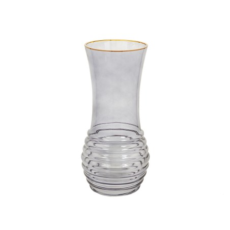 Vase Romimex Grey Glass 15 x 30 x 15 cm