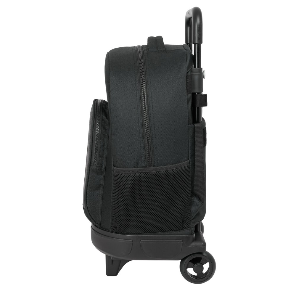 Cartable à roulettes Munich Topo Noir 33 x 45 x 22 cm