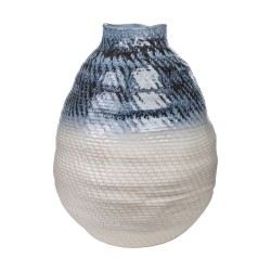 Vase Romimex Blau Beige Porzellan 37 x 47 x 37 cm