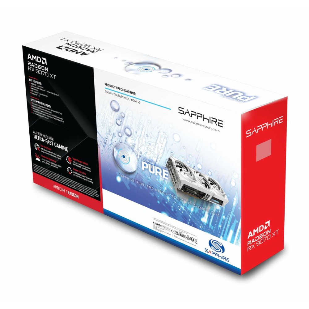 Carte Graphique Sapphire radeon rx 9070 xt 16 GB GDDR6