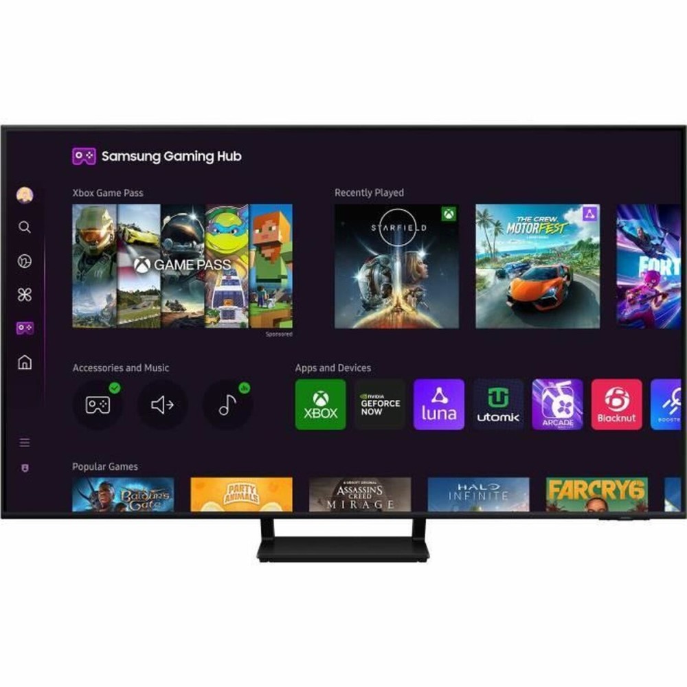 TV intelligente Samsung TQ75Q70DATXXC 4K Ultra HD HDR QLED AMD FreeSync 75"