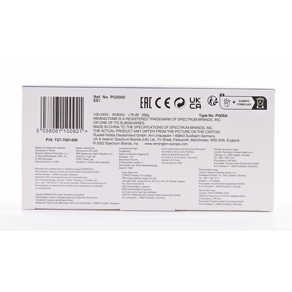 Tondeuses à cheveux / Rasoir Remington 43249560100 Noir