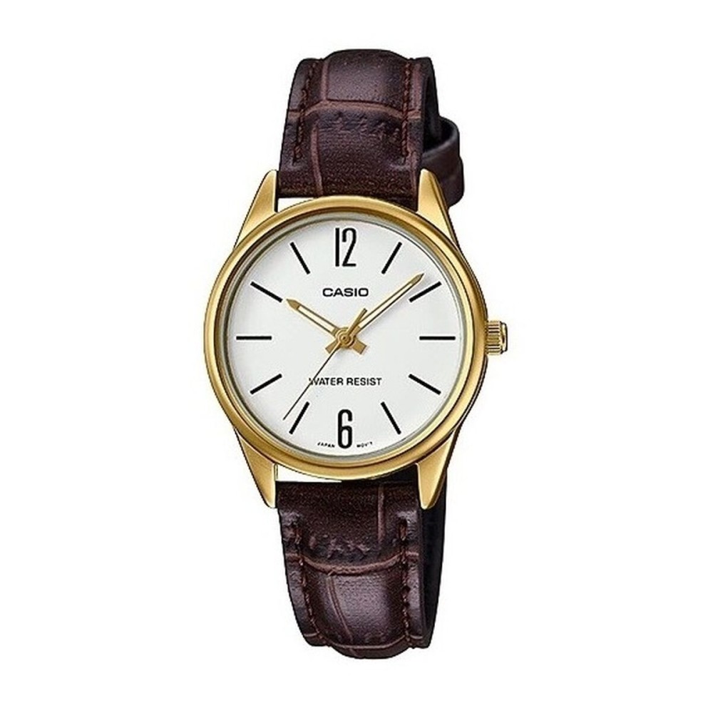 Ladies' Watch Casio 3H LADY LEATHER - WHITE (Ø 28 mm)