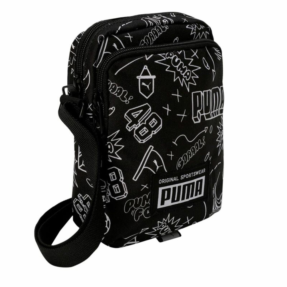 Sac à Bandoulière Puma Academy Portable Noir