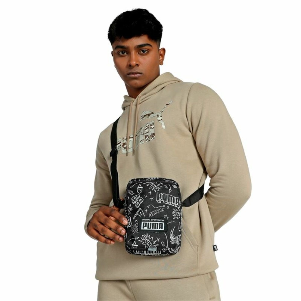 Sac à Bandoulière Puma Academy Portable Noir