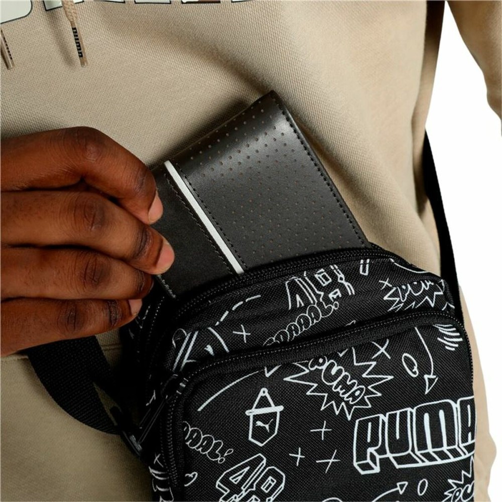Sac à Bandoulière Puma Academy Portable Noir