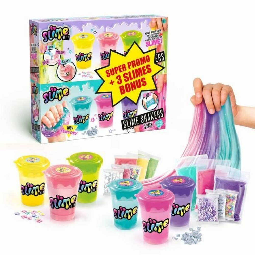 Modelling Clay Game Canal Toys Agitadores de slime 3 + 3 extra