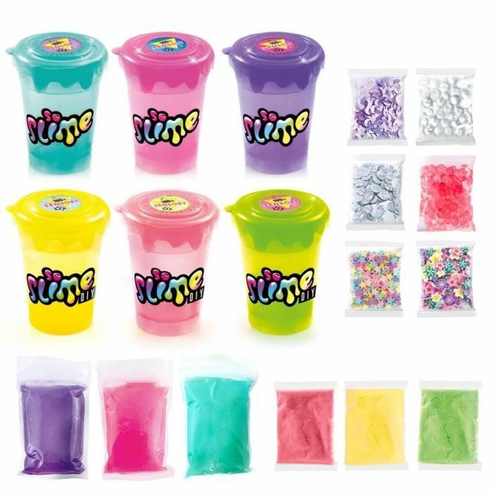 Modelling Clay Game Canal Toys Agitadores de slime 3 + 3 extra