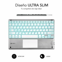 Clavier et pavé tactile Subblim SUB-KBT-SMBT50 Argenté Espagnol Qwerty QWERTY