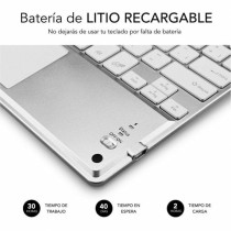 Keyboard and Touchpad Subblim SUB-KBT-SMBT50 Silver Spanish Qwerty QWERTY