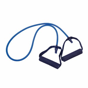 Widerstandsfähiges Gummiband Atipick Fitness Blau 120 cm