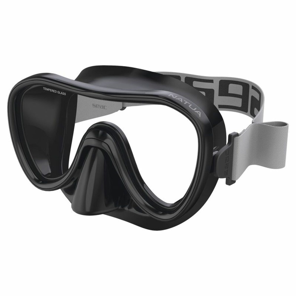Taucherbrille Seac 0750080003 Schwarz
