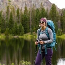 Sac à dos de Sport Osprey Renn Bleu clair 50 L