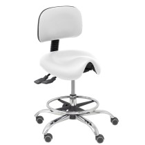 Tabouret Zarza Piqueras y Crespo P10CRRP Blanc PVC
