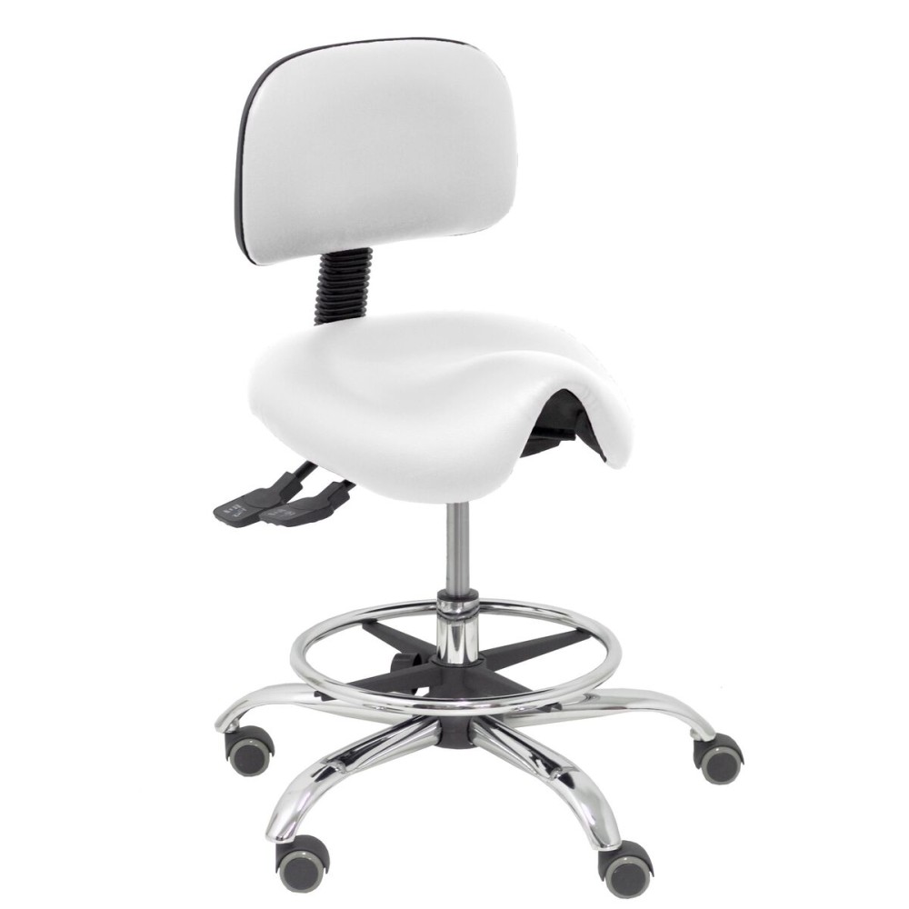 Tabouret Zarza Piqueras y Crespo P10CRRP Blanc PVC