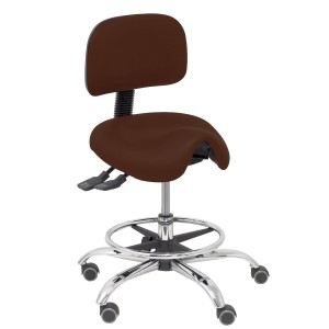 Hocker Zarza Piqueras y Crespo 463CRRP Dunkelbraun PVC