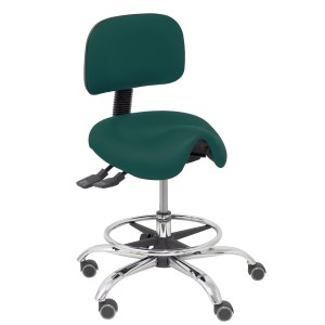 Tabouret Zarza Piqueras y Crespo 426CRRP Vert foncé PVC