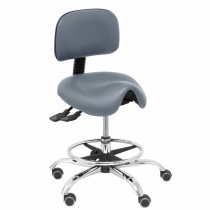 Stool Zarza Piqueras y Crespo 220CRRP Grey PVC
