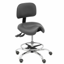 Stool Zarza Piqueras y Crespo 600CRRP Dark grey PVC