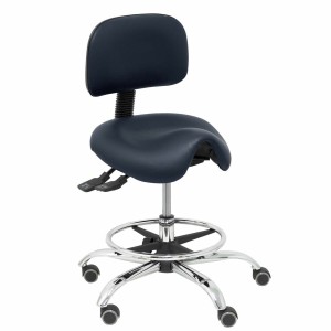 Hocker Zarza Piqueras y Crespo 840CRRP Schwarz PVC