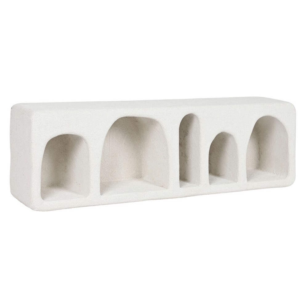 Shelves Home ESPRIT White Fir MDF Wood 100 x 18 x 30 cm Wall