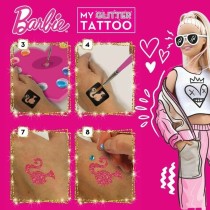 Temporary Tattoos Lisciani Giochi My Glitter Tatoo Glitter 20 Pieces