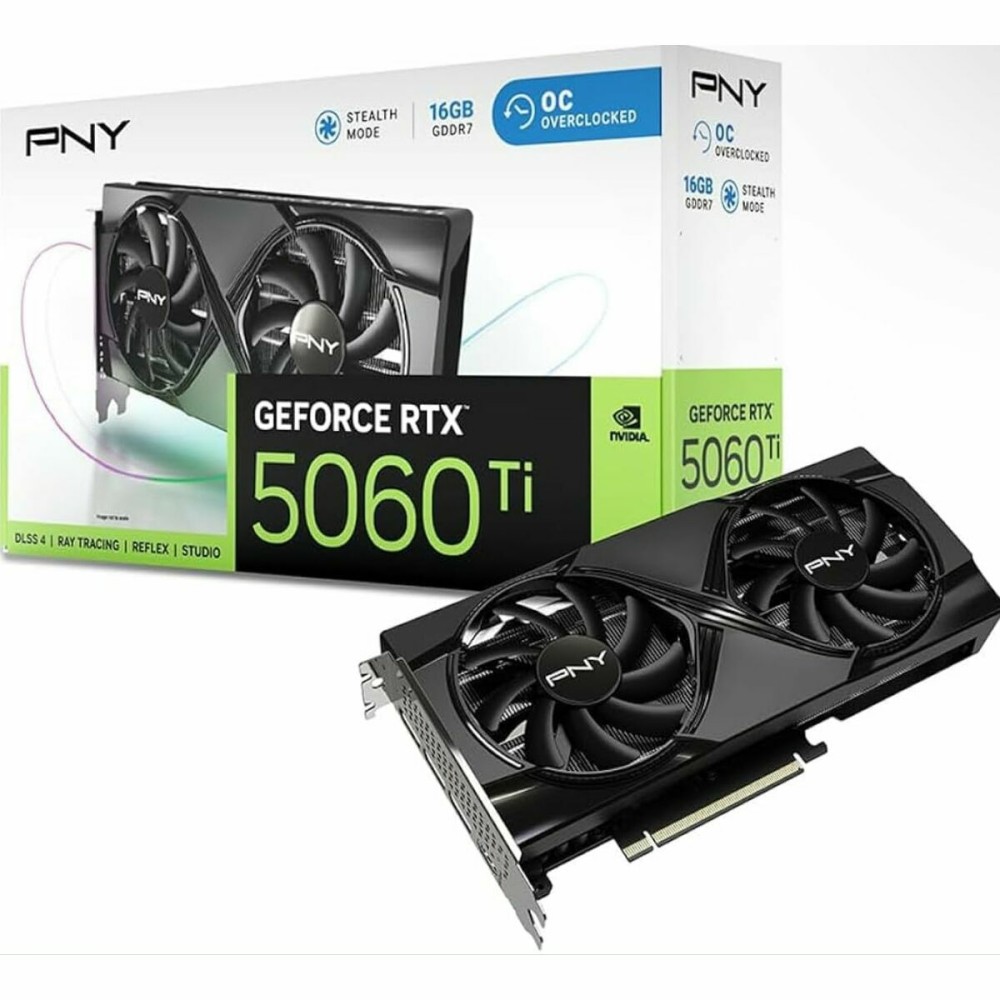 Carte Graphique PNY VCG5060T16DFXPB1-O geforce rtx 5060 ti 16 GB