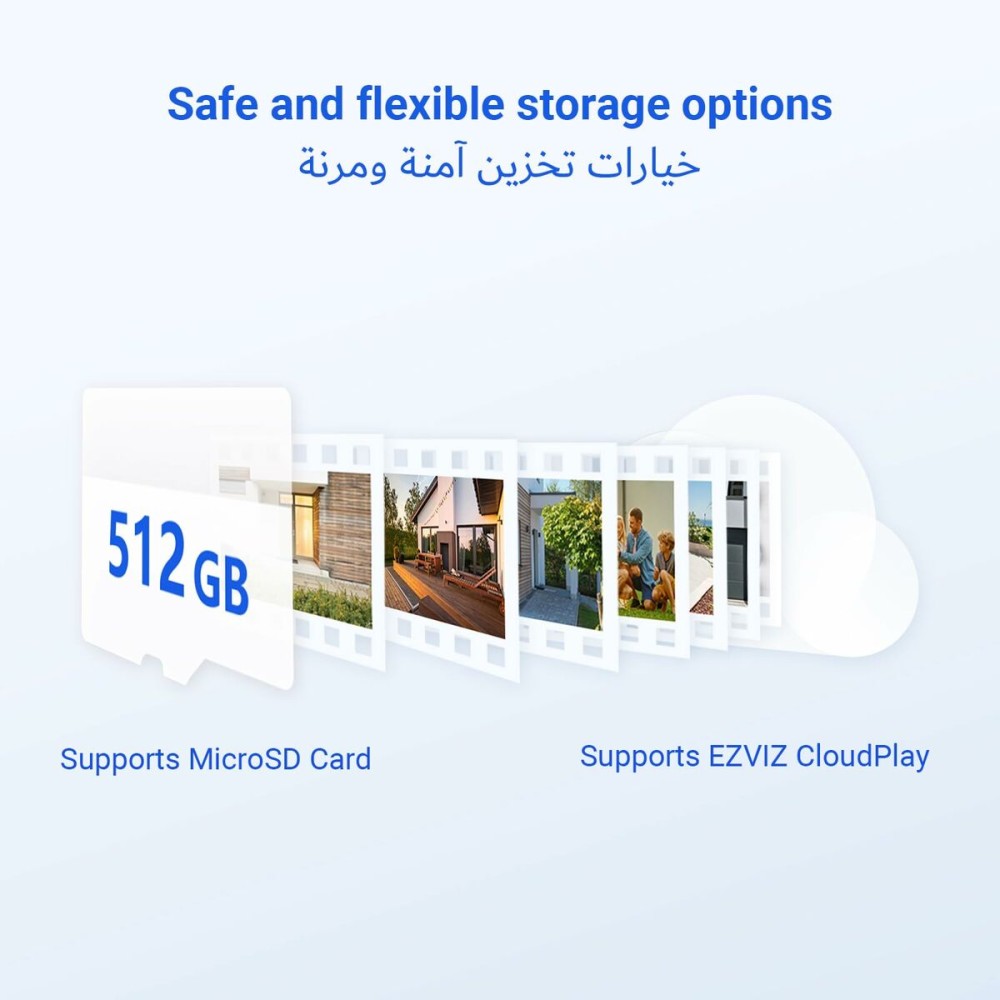 Doorbell Ezviz CS-HP4-R100-6E2WPFBS Black