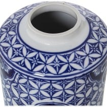 Vase Alexandra House Living Blau Weiß aus Keramik 15 x 30 cm