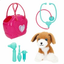 Jouet Peluche Colorbaby Tissu Peluche Plastique 10 x 17 x 9 cm (6 Unités)