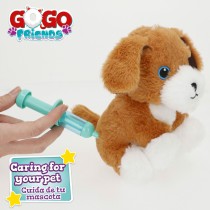 Jouet Peluche Colorbaby Tissu Peluche Plastique 10 x 17 x 9 cm (6 Unités)