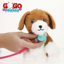 Jouet Peluche Colorbaby Tissu Peluche Plastique 10 x 17 x 9 cm (6 Unités)