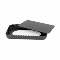 Moule amovible Quttin Noir Acier au carbone 22,5 x 15,5 x 3 cm (12 Unités)