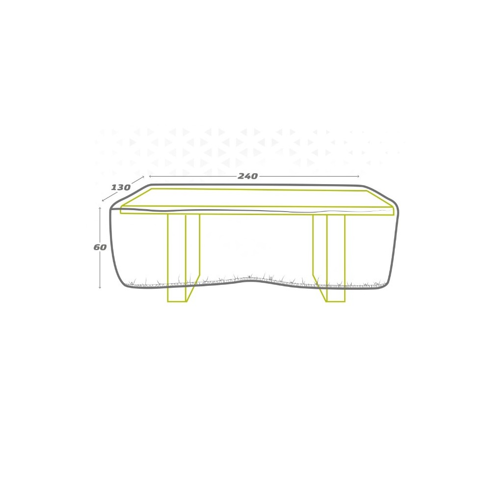 Protective Case Aktive Tables 240 x 60 x 130 cm (6 Units)