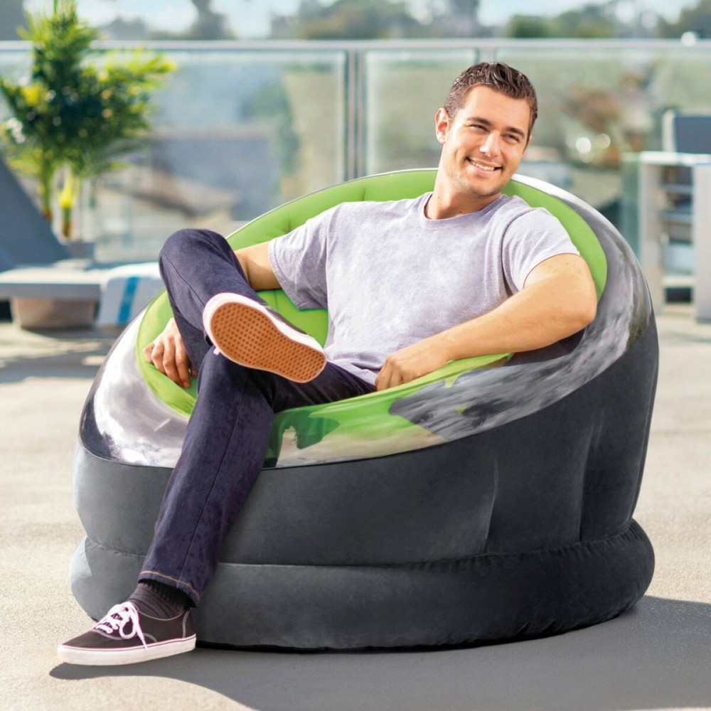 Aufblasbarer Sessel Intex Empire grün 112 x 109 x 60 cm (3 Stück)
