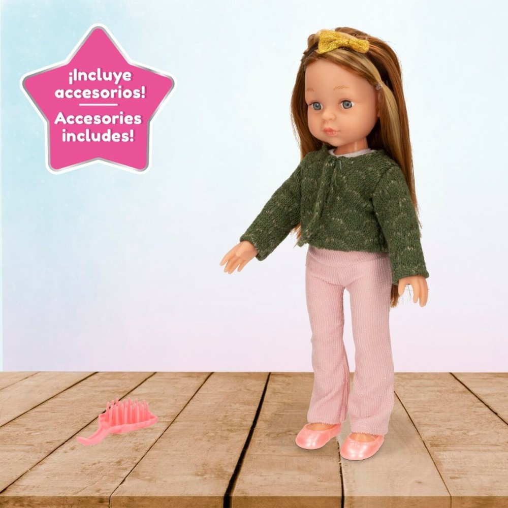 Poupée Colorbaby Isabella 32 cm Brosse à Cheveux 15 x 32 x 7 cm (6 Unités)