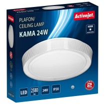 Deckenlampe Activejet AJE-KAMA 24W Weiß 80 24 W (4000 K)