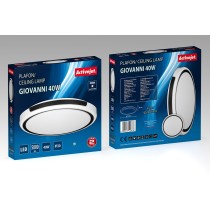 Ceiling Light Activejet AJE-GIOVANNI 40W White Black 80 (4000 K)