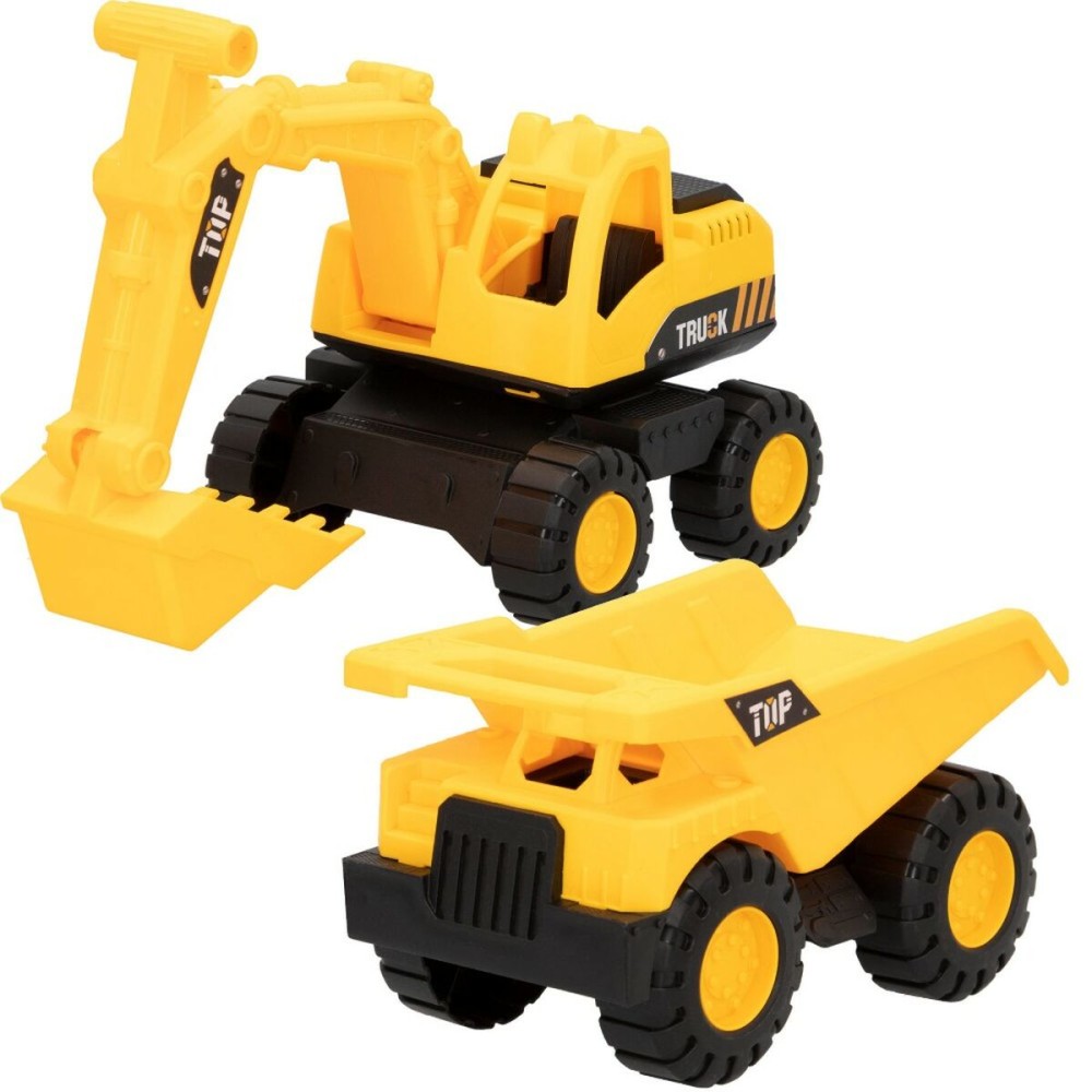 Véhicules de Chantier Speed & Go 18,5 x 10,5 x 10 cm (6 Unités)