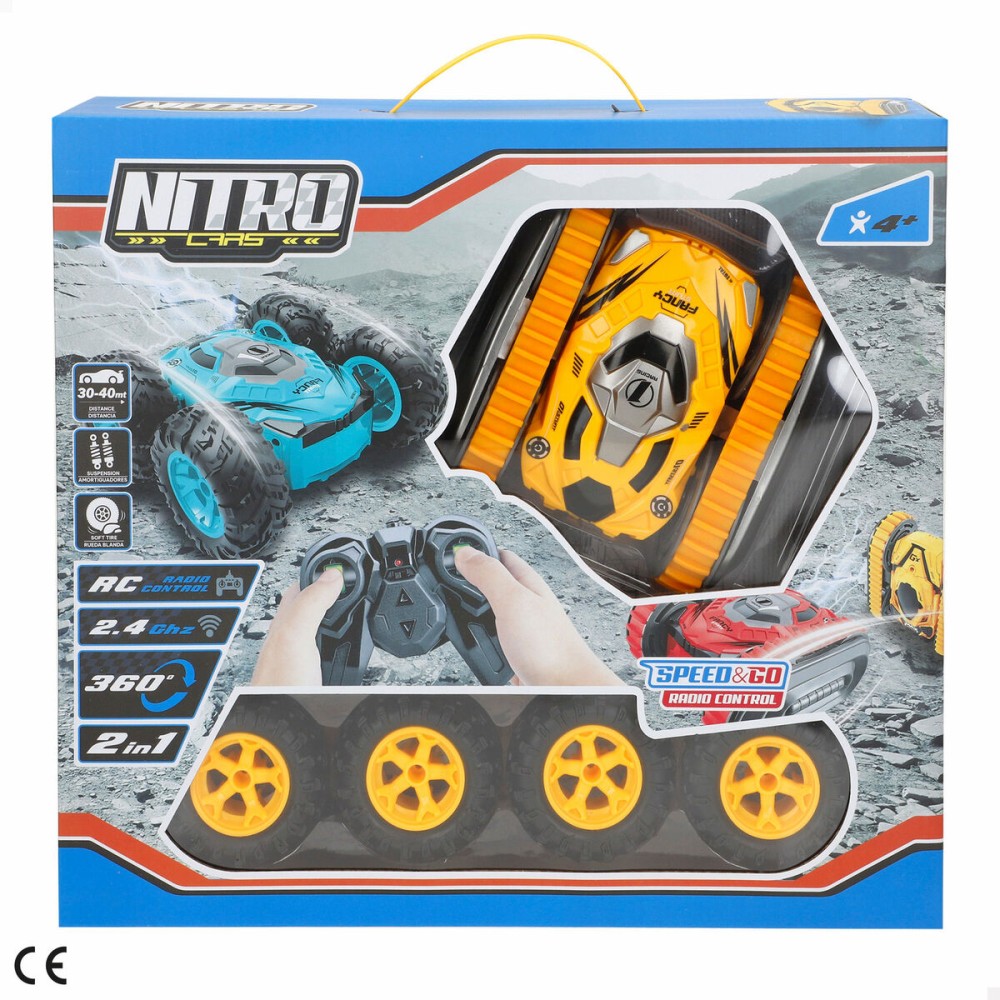 Voiture Télécommandée 15 x 7 x 14 cm (4 Unités)