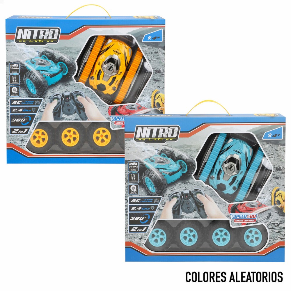 Remote-Controlled Car 15 x 7 x 14 cm (4 Units)