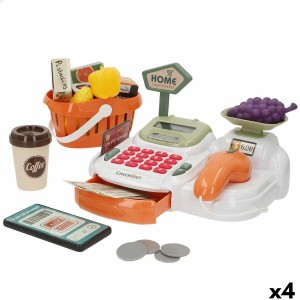 Toy Cash Register 23 x 14 x 17 cm 4 Units