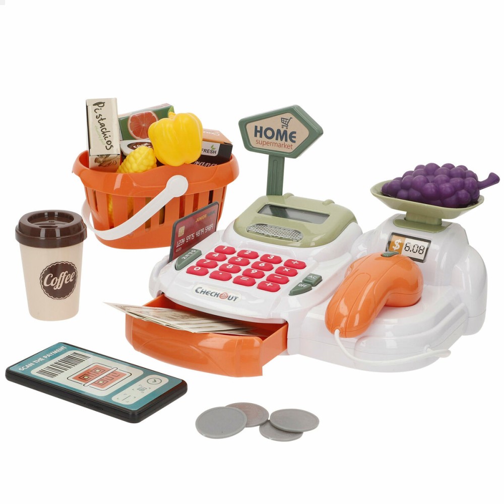 Toy Cash Register 23 x 14 x 17 cm 4 Units
