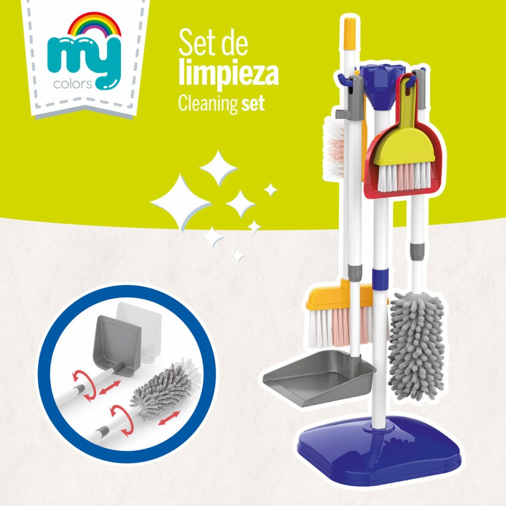 Kit de nettoyage et de rangement 20 x 58 x 20 cm 7 Pièces (6 Unités)