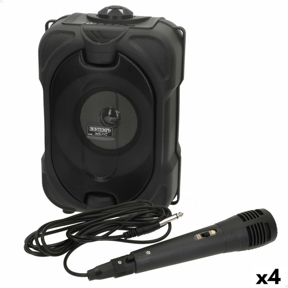 Speaker with Karaoke Microphone Bontempi 4 Units