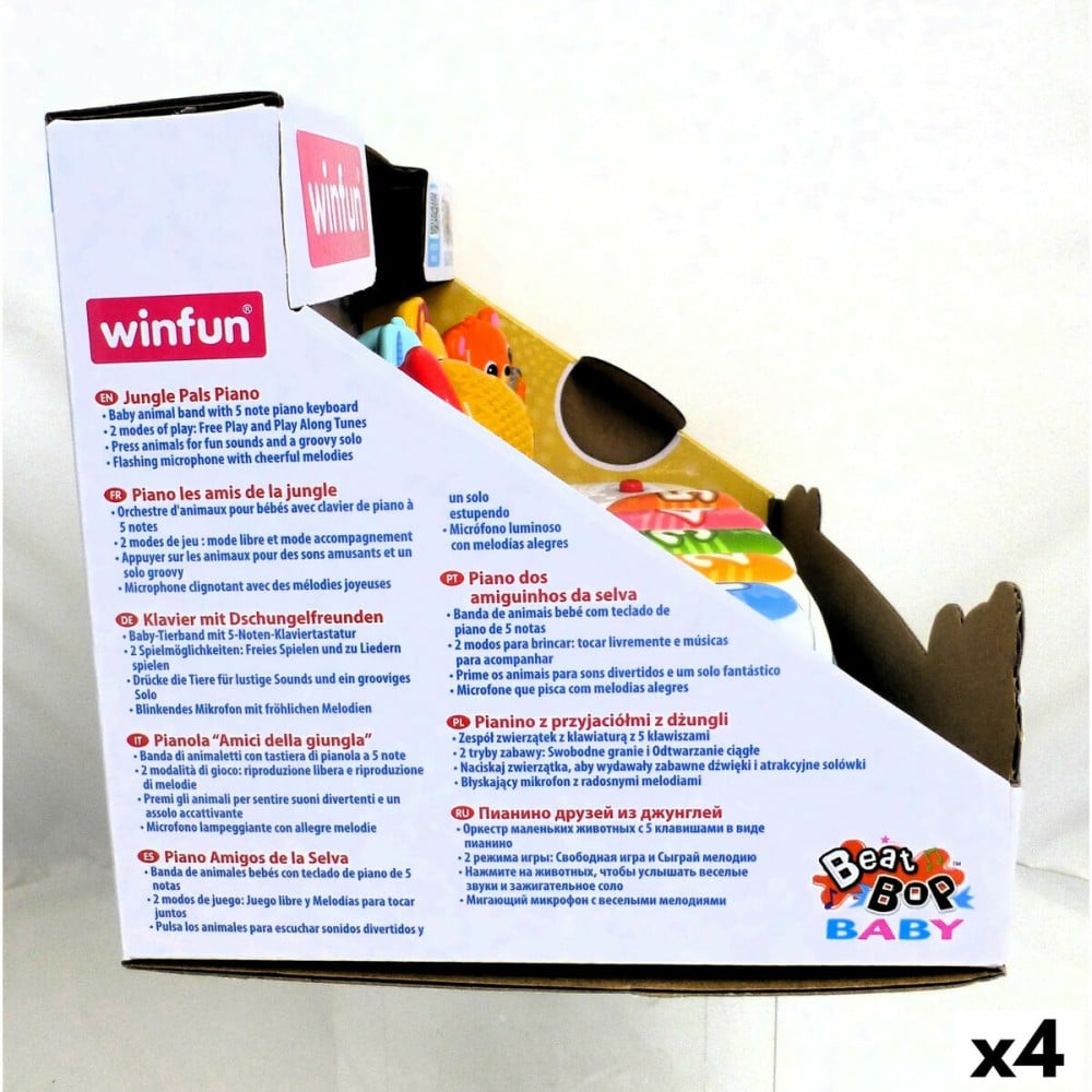 Spielzeug-Klavier Winfun 26 x 11 x 15 cm (4 Stück)