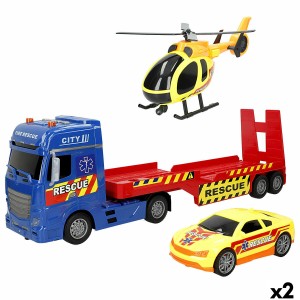 Pkw-Transporter Lkw Speed & Go 55 x 17 x 12 cm (2 Stück)