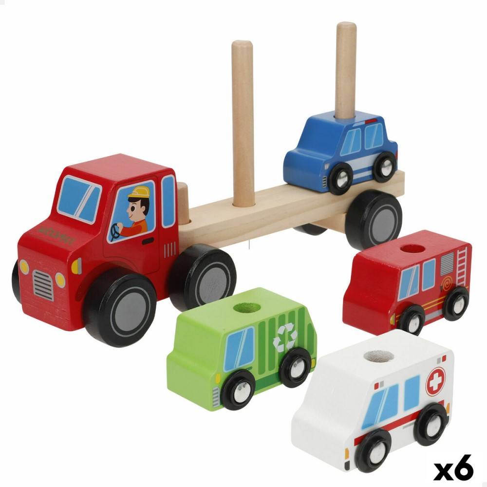 Autotransporter und Nutzfahrzeuge 25 x 13 x 6 cm (6 Stück)
