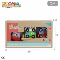 Truck Carrier and Cars 25 x 13 x 6 cm (6 Units)